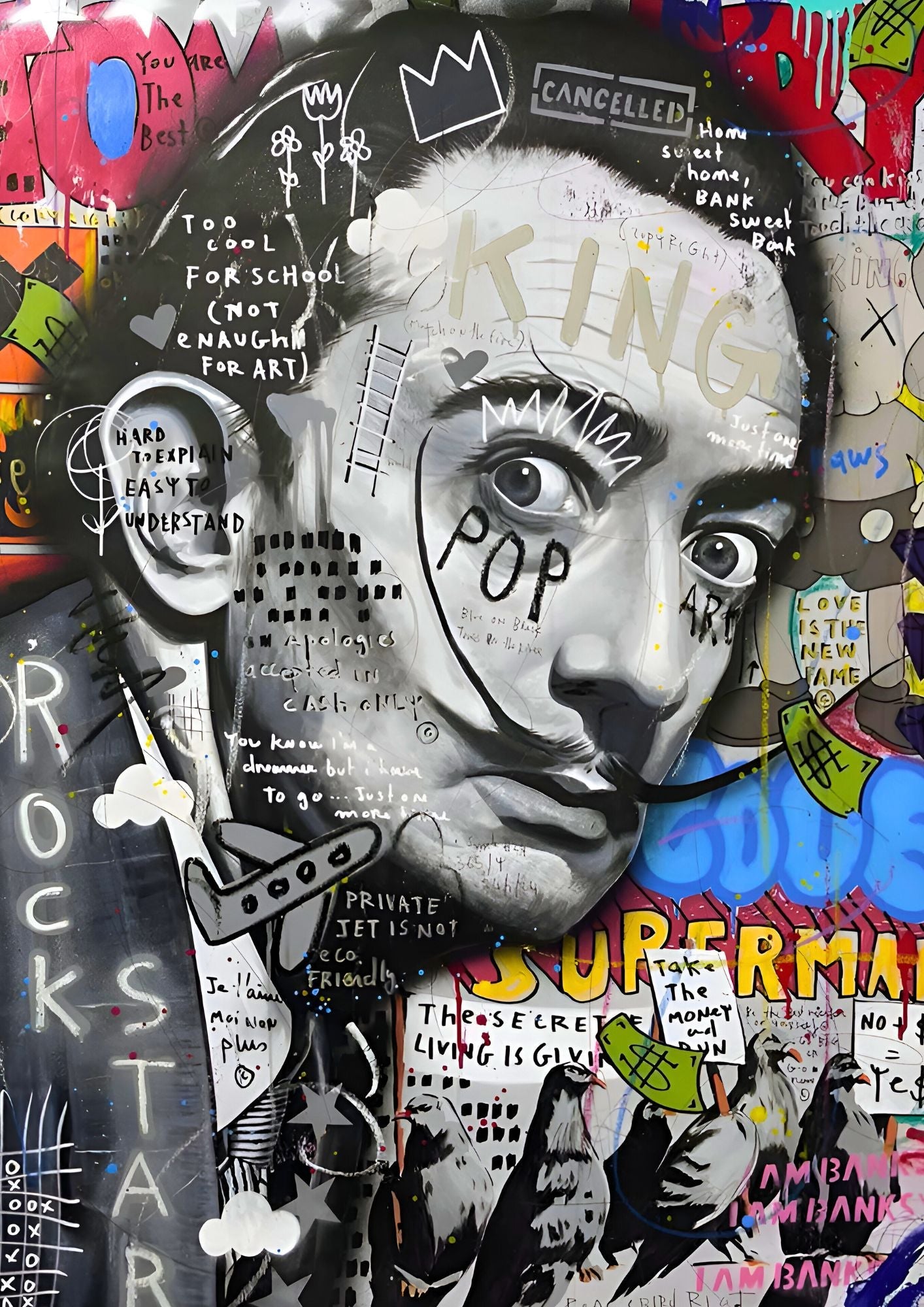 Salvador Dali: Surreal Graffiti Vision