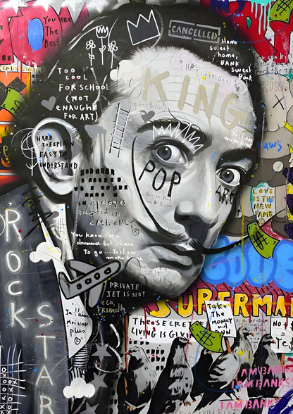 Salvador Dali: Surreal Graffiti Vision