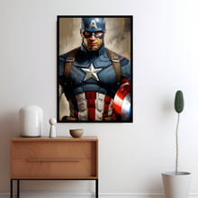 Dynamic Captain America ART
