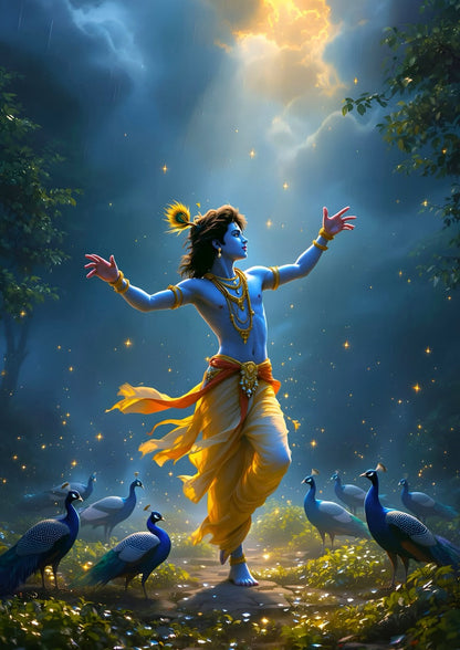 Divine Dance of Krishna