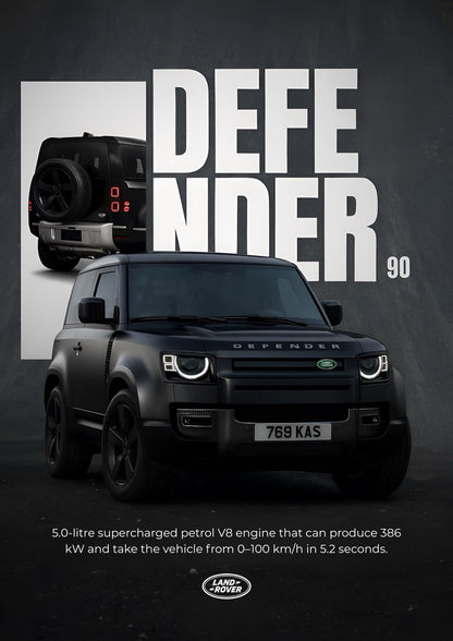 SET OF 10 POSTERS | BEST SELLING LUXURY CARS