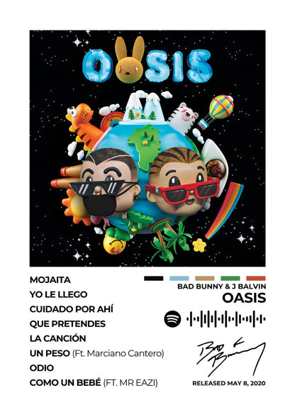 BAD BUNNY & J BAVLIN - Oasis