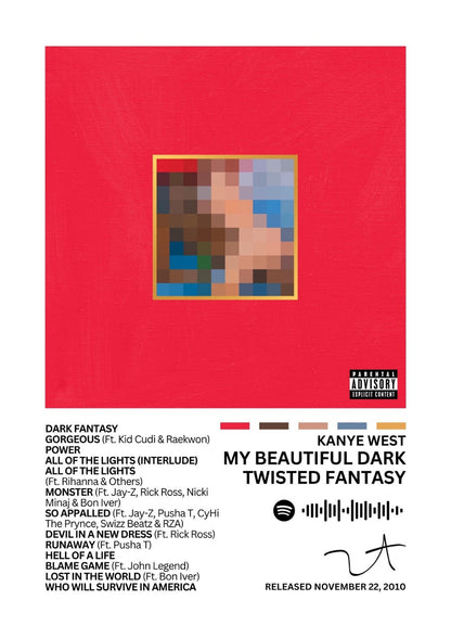 KANYE WEST – My Beautiful Dark Twisted Fantasy
