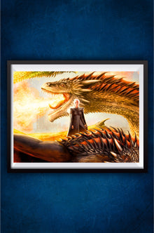 Daenerys With Dragon || Game Of Thrones