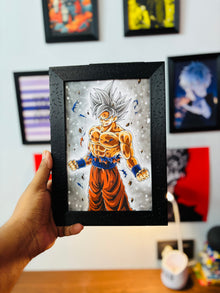 Goku Ultra Instinct || Dragon Ball || Glittery Frame
