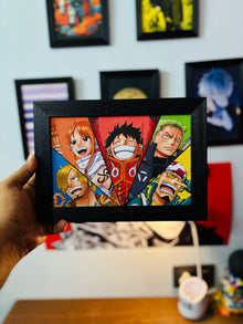 Luffy Crew || One Piece || Glittery Frame