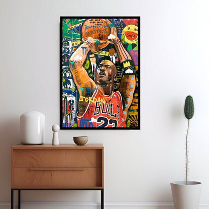 Michael Jordan Graffiti Art