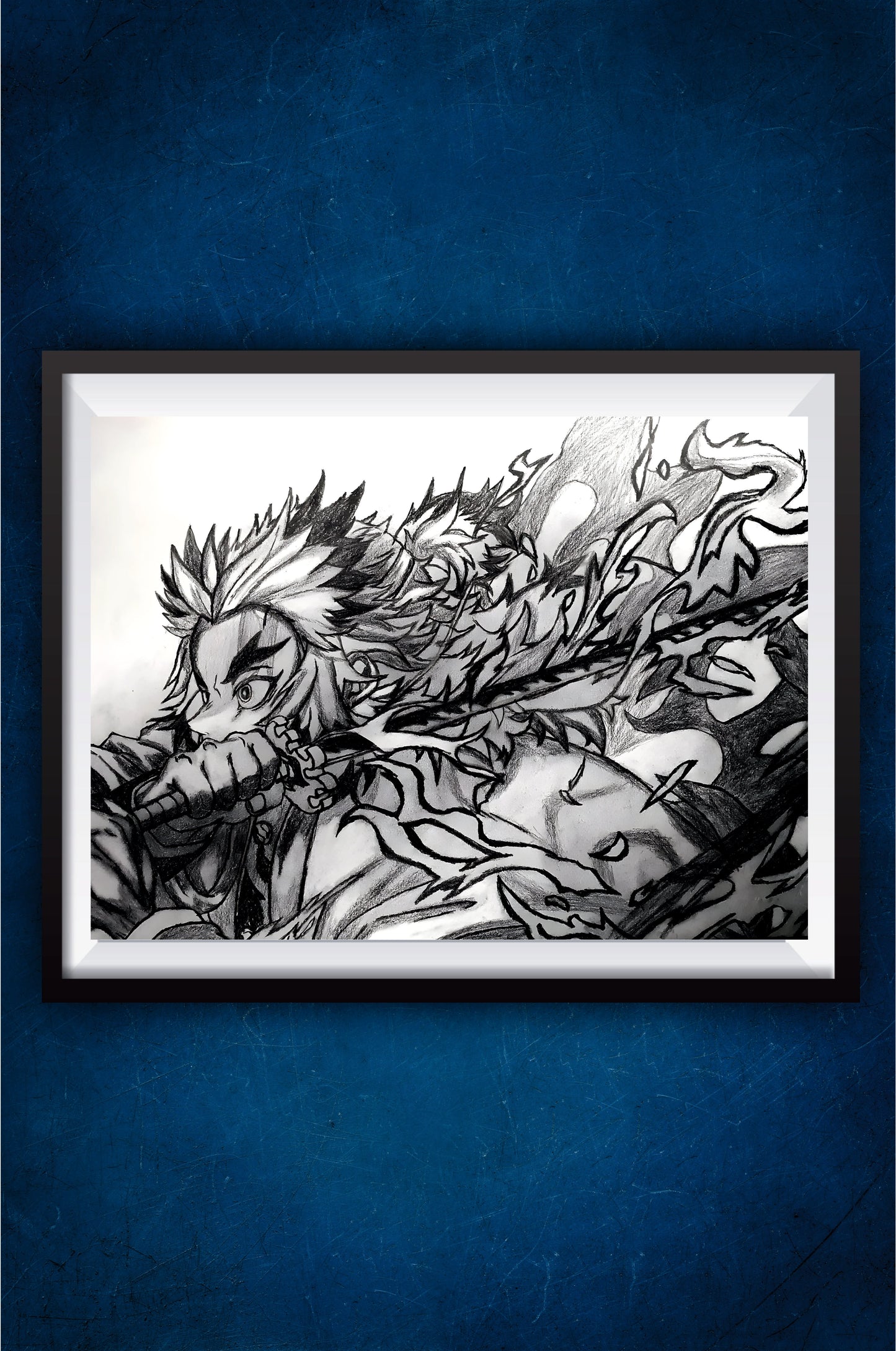 Rengoku Pencil Art