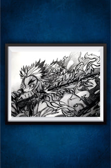 Rengoku Pencil Art