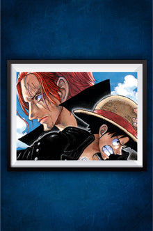 Shanks and Luffy