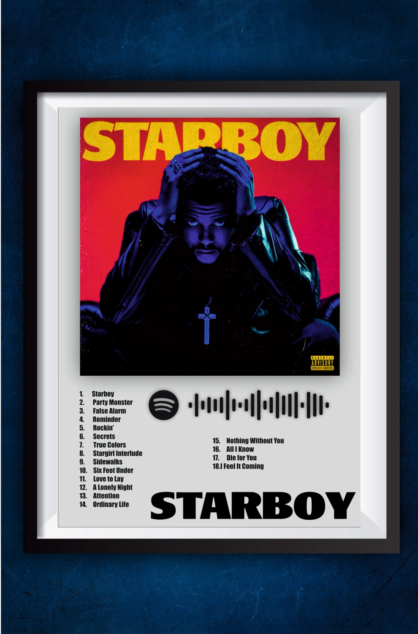 Starboy Album Cover || The Weekend