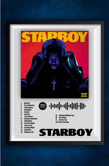 Starboy Album Cover || The Weekend