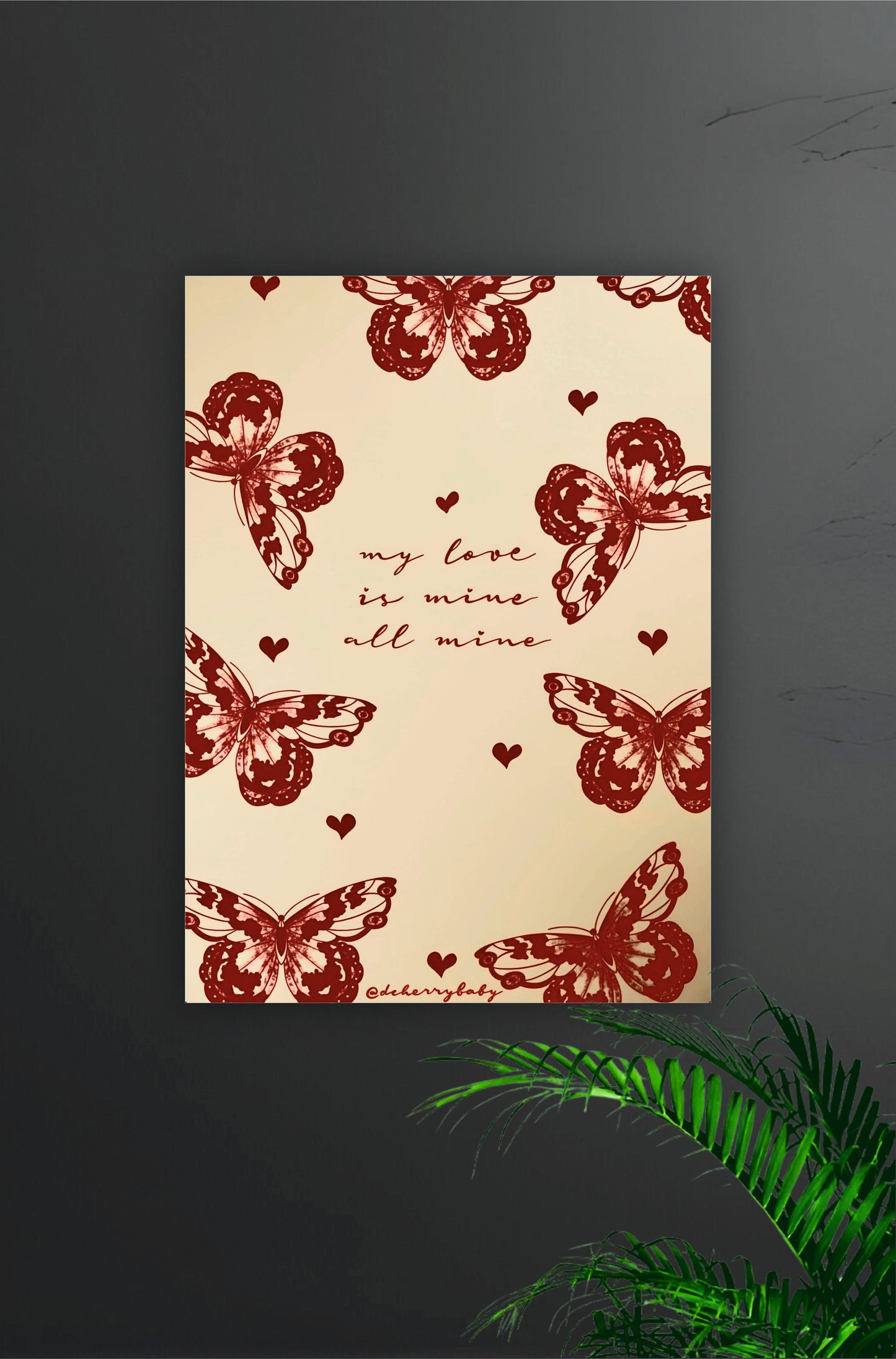 My Love is Mine Poster || Aesthetic