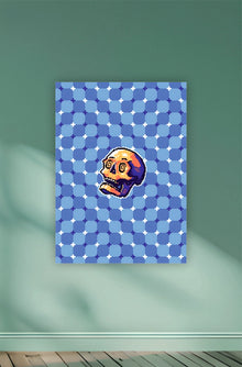 Skull Illusion Aesthetic Poster || Aesthetic
