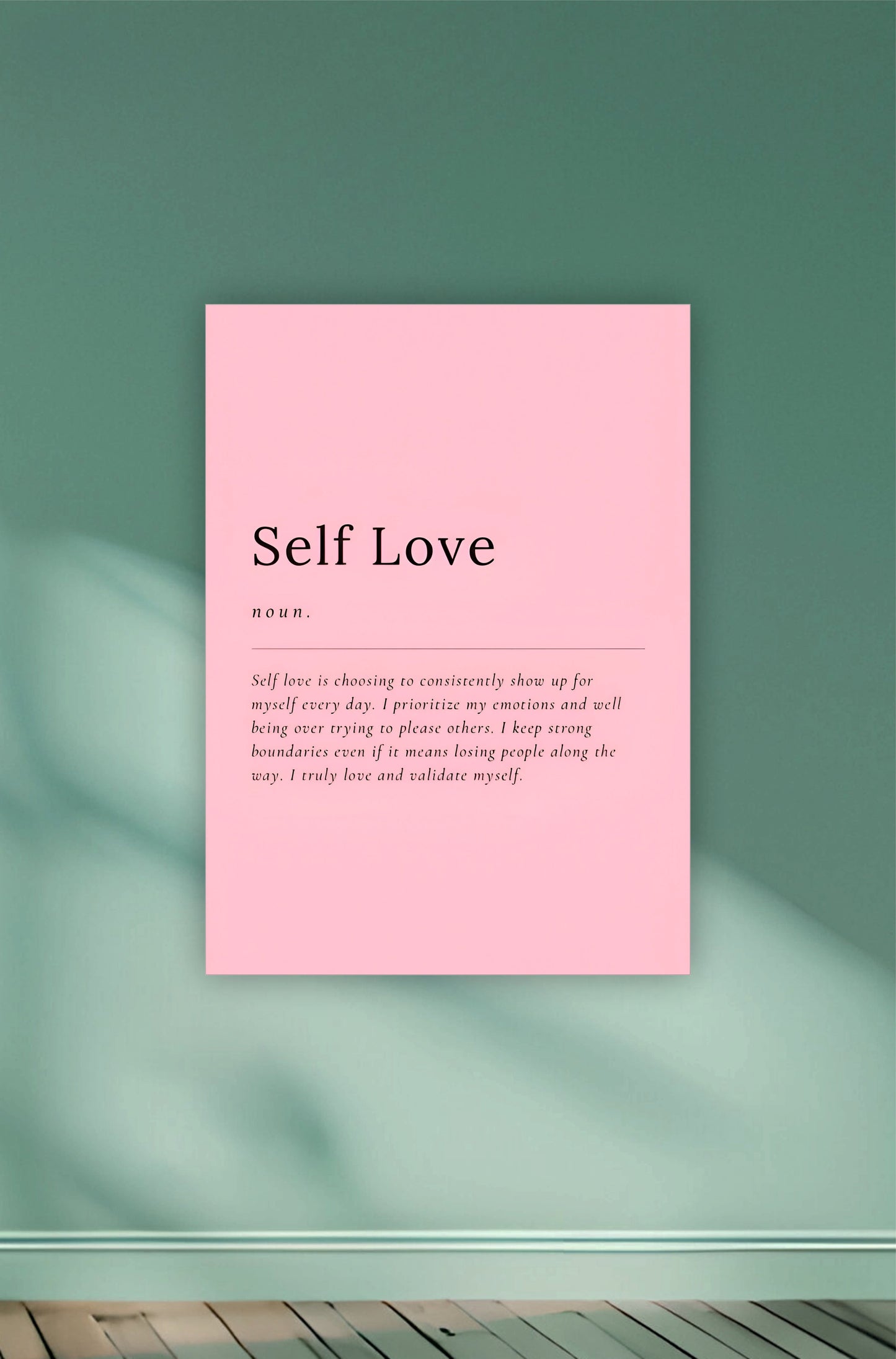Self Love Explained Aesthetic Poster || Aesthetic
