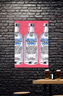 Absolute Vodka Aesthetic Poster || Pub Aesthetic