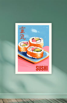 Sushi Aesthetic Poster || Aesthetic