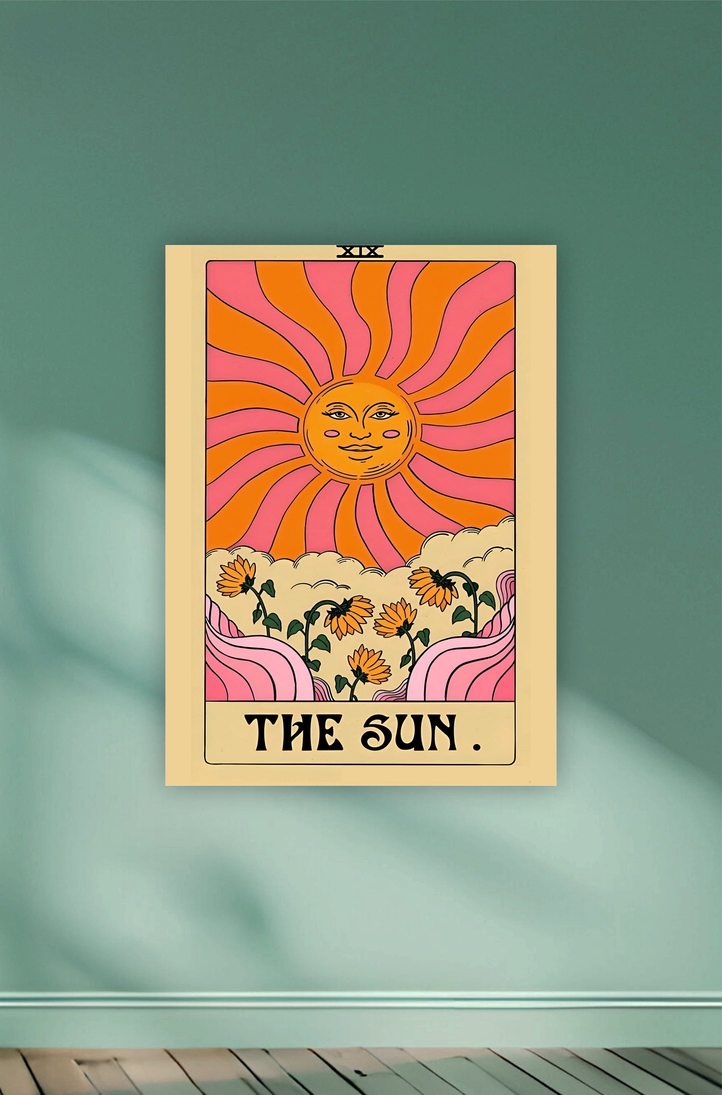 Flowery Sun Aesthetic Poster || Aesthetic