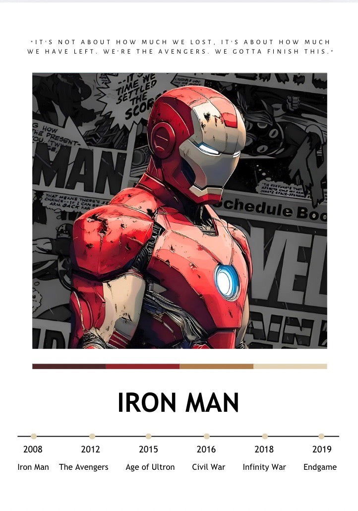 Aesthetic Iron Man: The Stark Journey