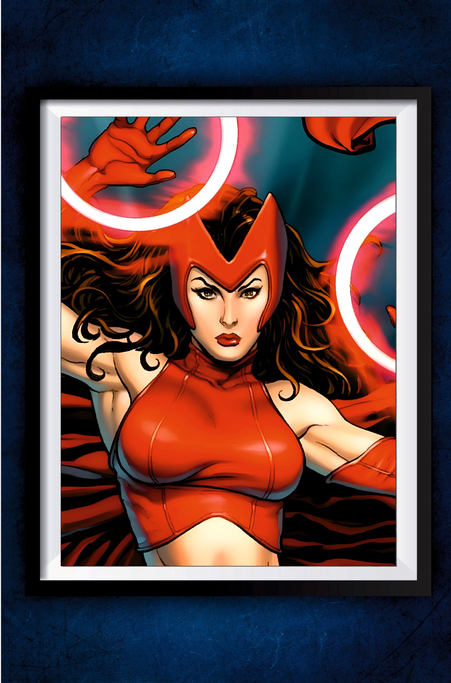 Comic Style Wanda Poster || Marvel Poster