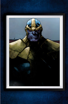 Thanos Comic Style Poster || Marvel Poster