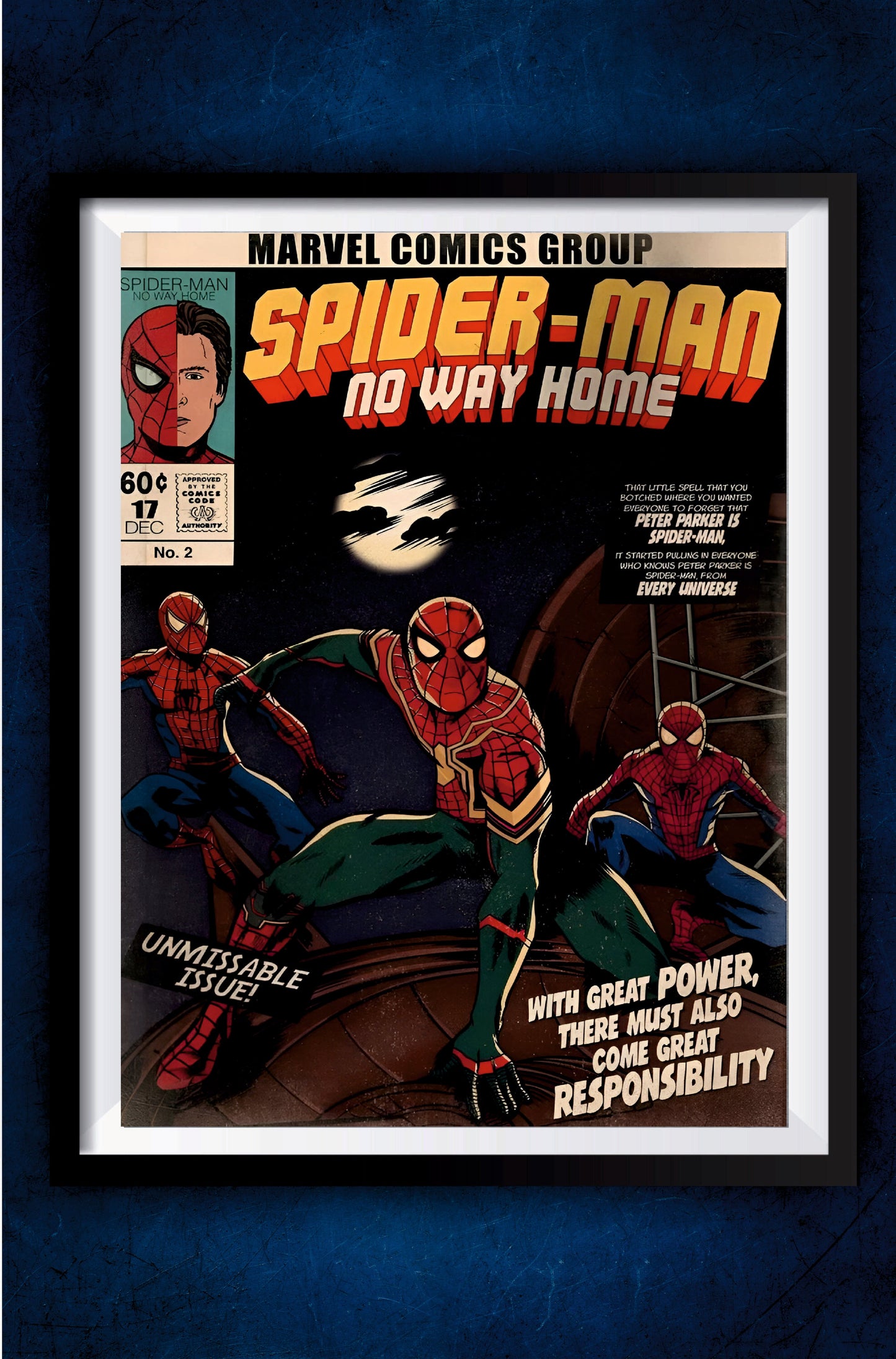 Spiderman No Way Home Poster #1 || Marvel Poster