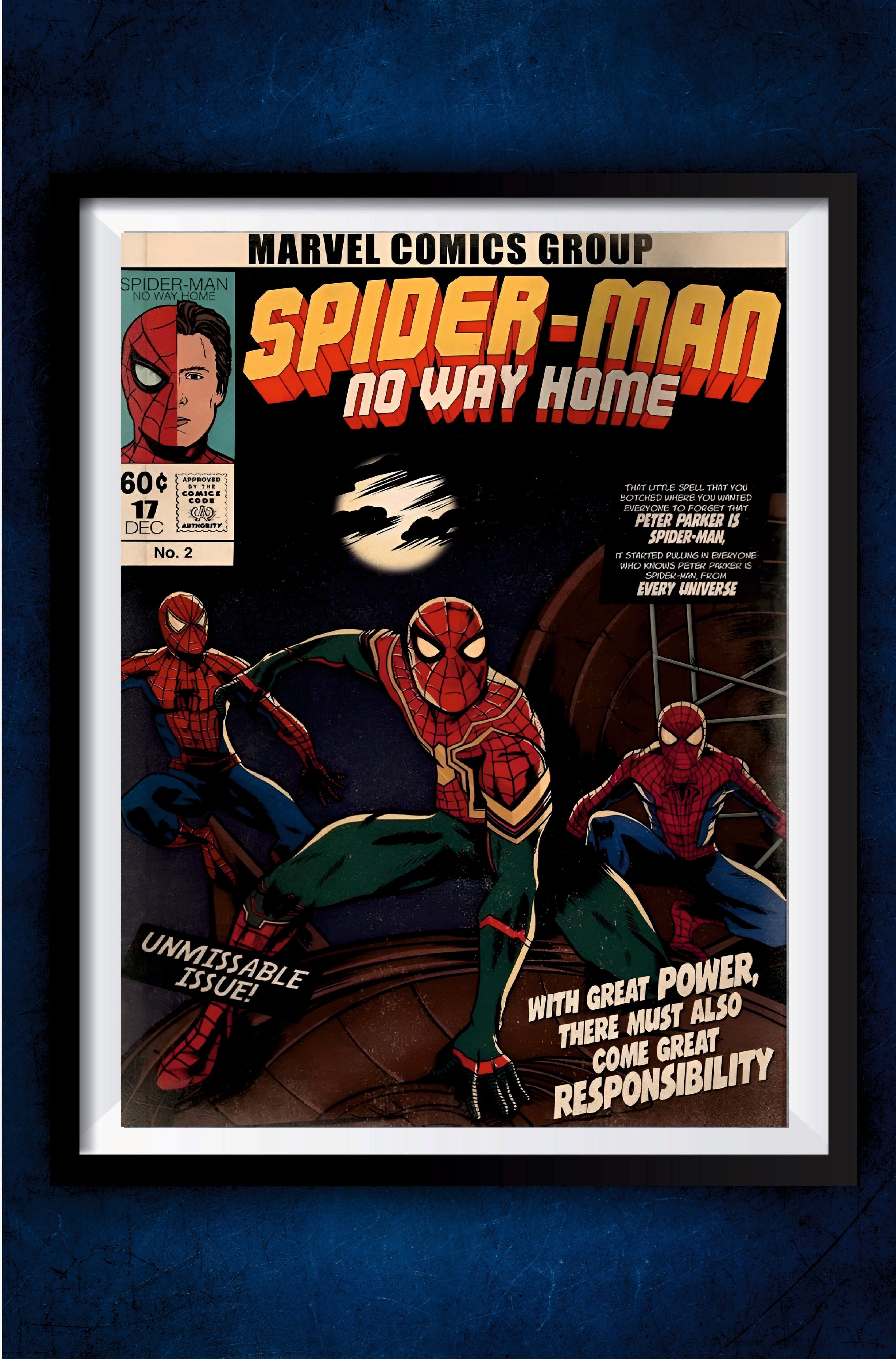 Spiderman No Way Home Poster #1 || Marvel Poster