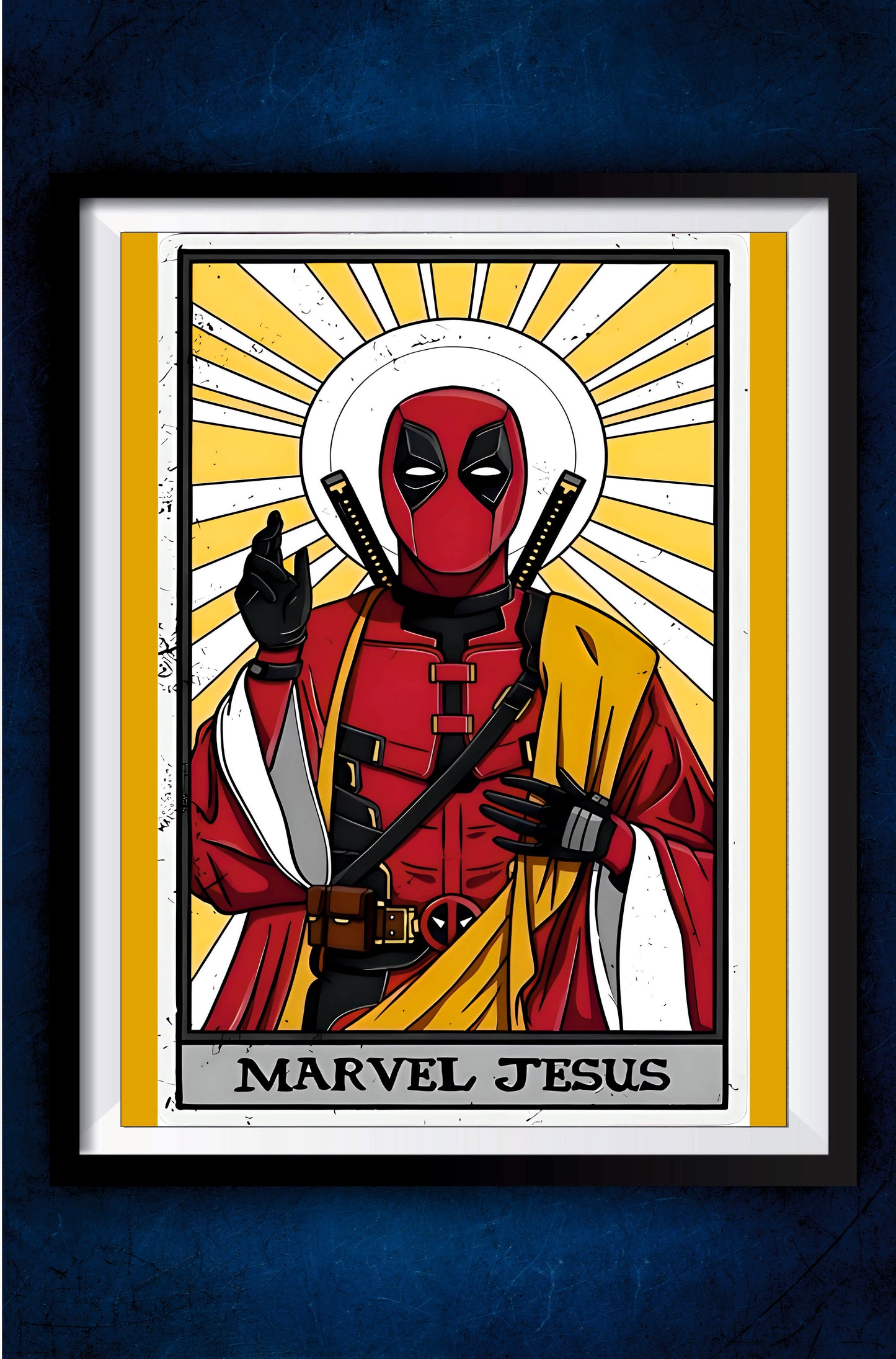 Deadpool Marvel Jesus Poster || Marvel Poster