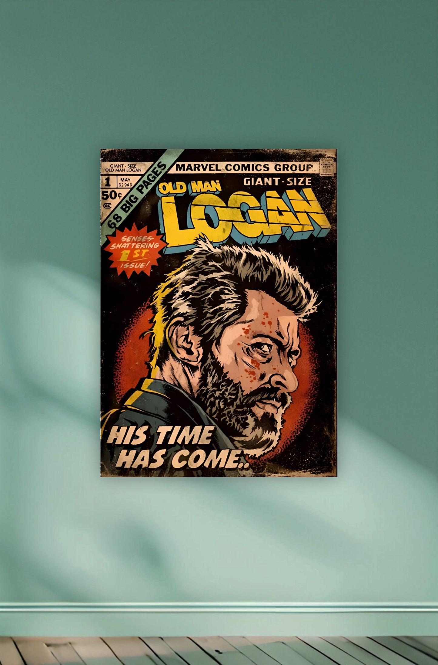 Logan Comic Style Poster || Marvel Poster