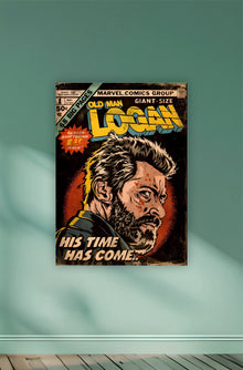 Logan Comic Style Poster || Marvel Poster
