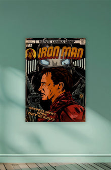 Ironman Comic Style Poster || Marvel Poster