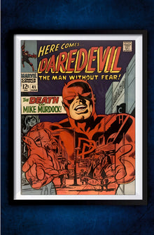 Daredevil Comic style Poster || Marvel Poster