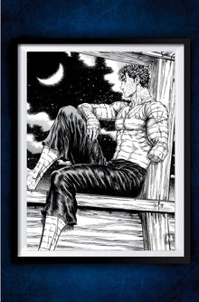 Guts Manga Poster || Berserk Poster