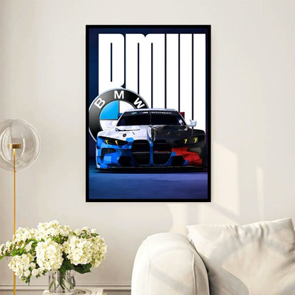 Blue BMW M4 GT3 EVO