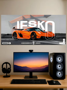 Koenigsegg Jesko Poste || Split Poster