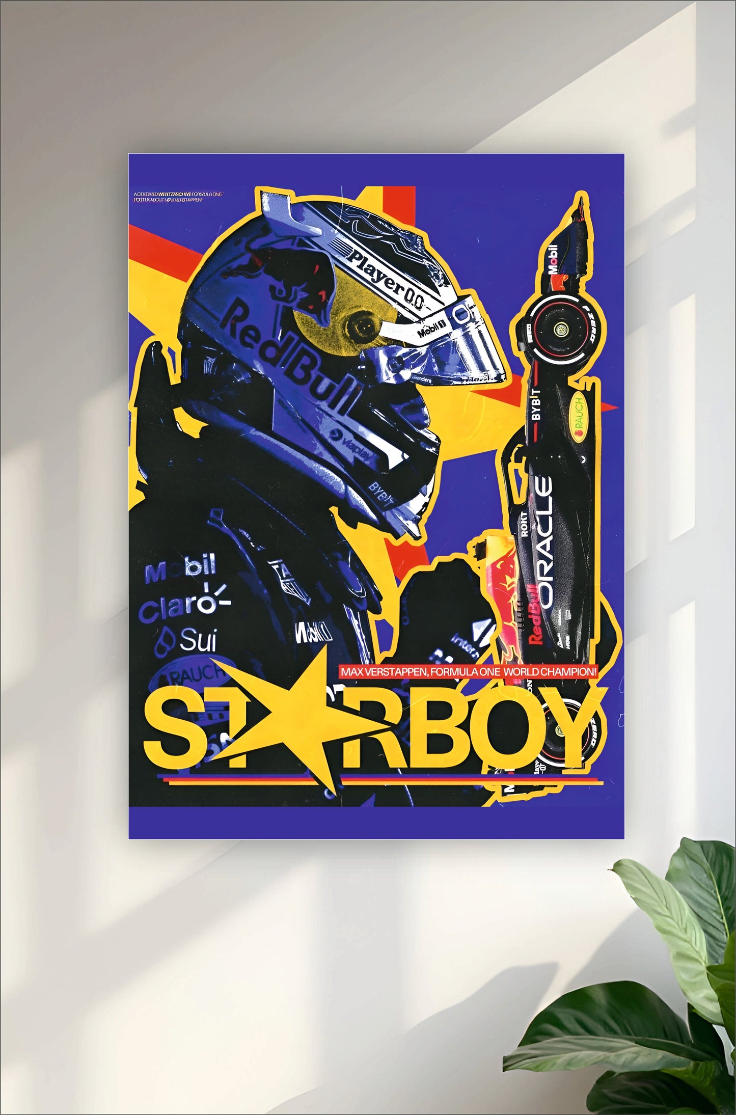 Starboy F1 Poster || Car Poster
