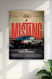 Ford Mustang 1967 Poster || Car Poster