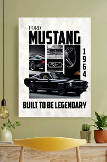 Ford Mustang 1964 Poster || Car Poster