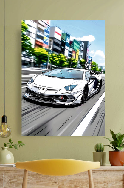 Lamborghini Aventador Poster || Car Poster