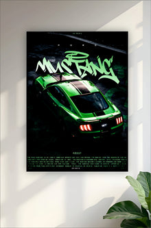 Mustang #2 Poster || Car Poster