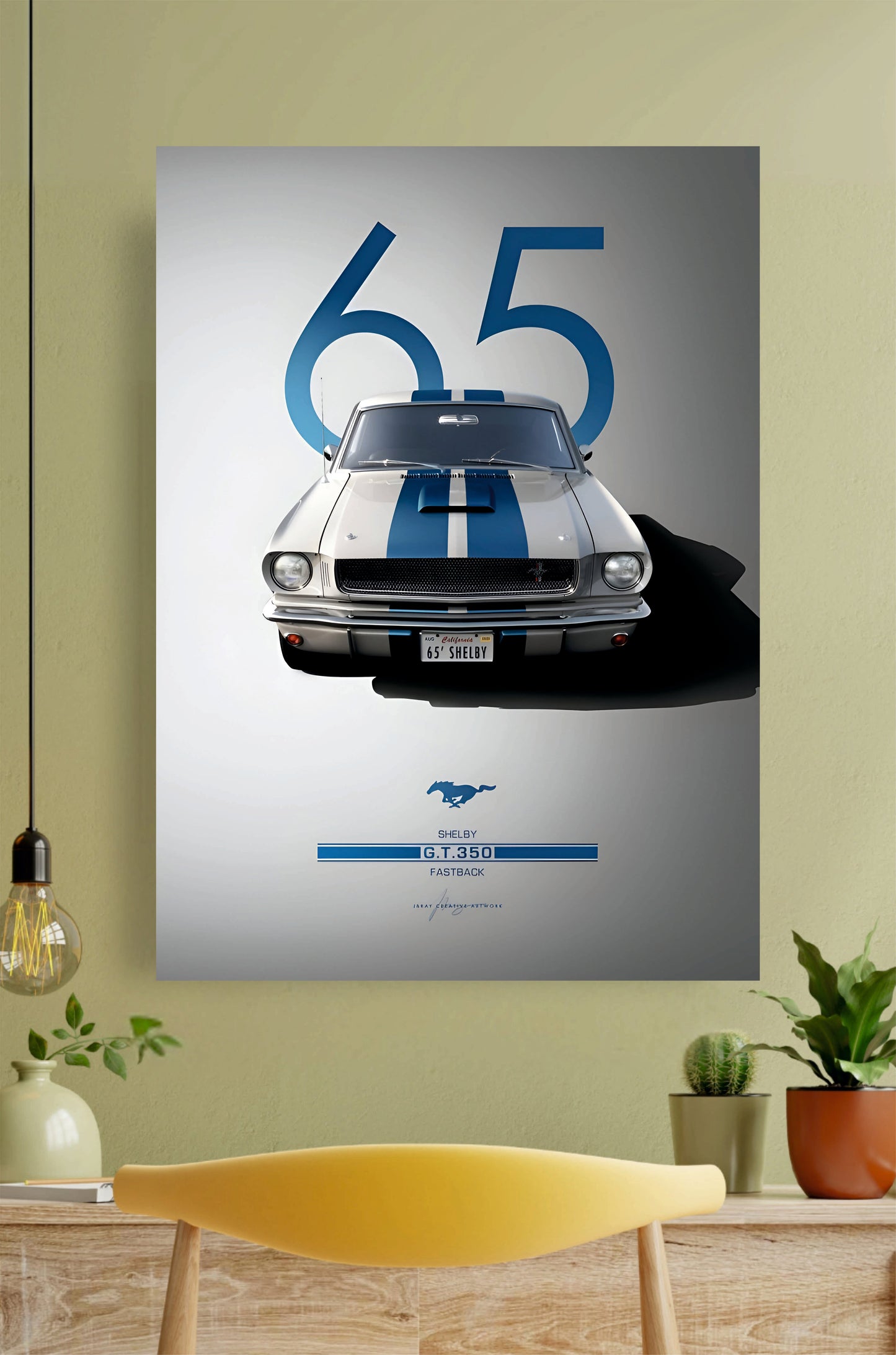 Ford Mustang GT 350  Poster || Car Poster