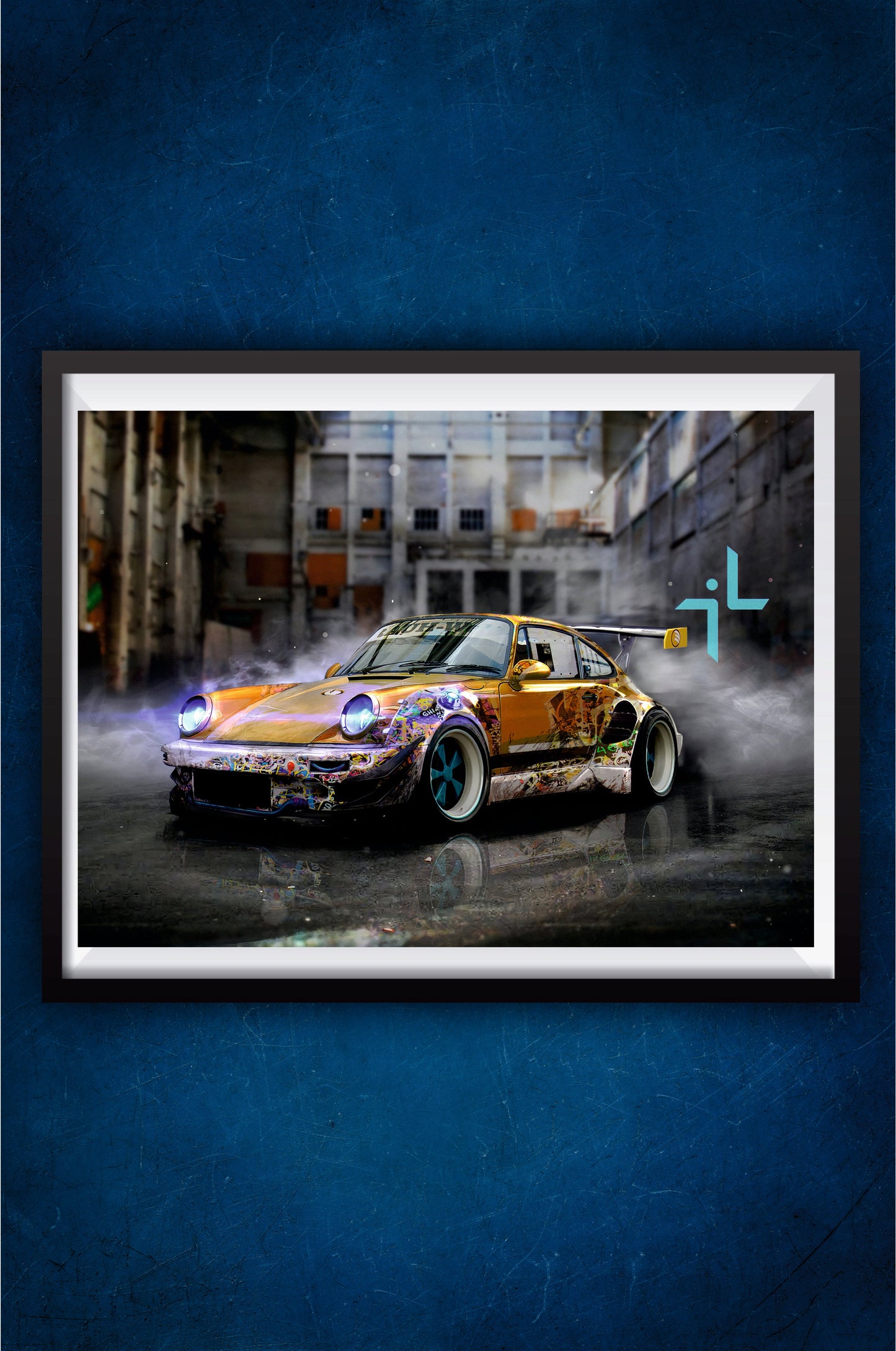 Graffiti on Super Car Poster || Cars Poster