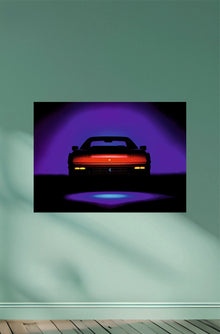 Red Ferrari Poster || Cars Poster