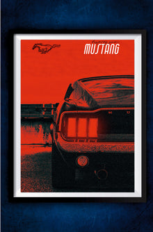 Mustang Poster || Cars Poster