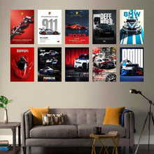 SET OF 10 POSTERS | BEST SELLING LUXURY CARS