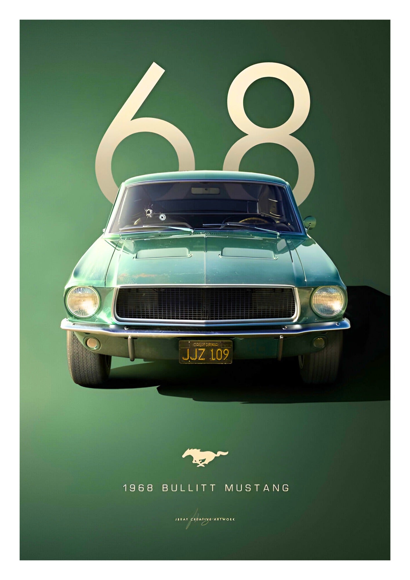 Classic 1968 Bullitt Mustang