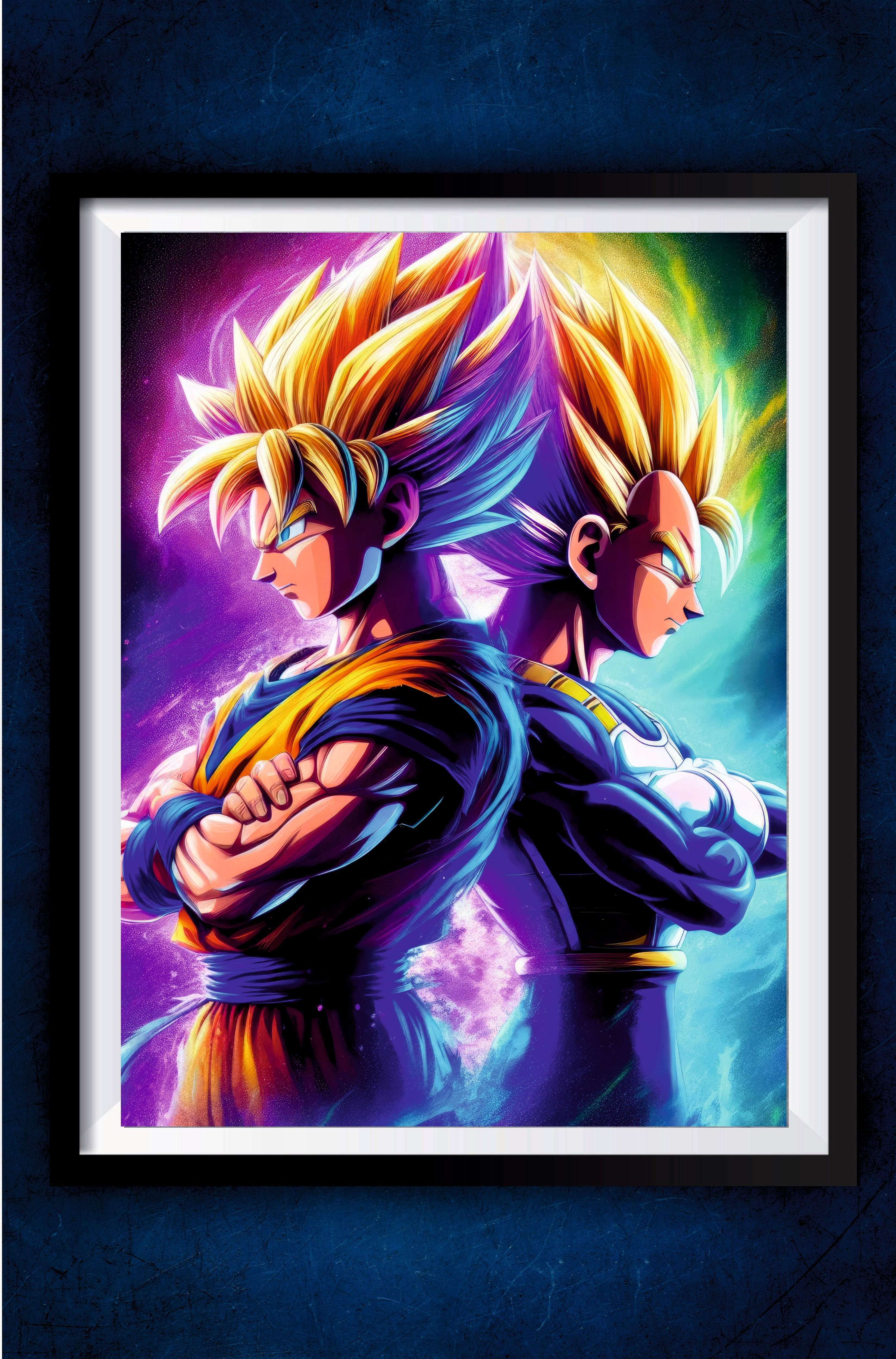Goku and Vegeta Standing Poster #1 || Dragon Ball Poster