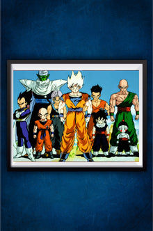Dragon Ball Main Fighters Poster || Dragon Ball Poster