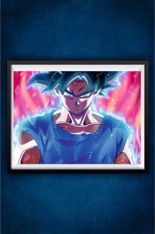 Goku Ultra Instinct Poster || Dragon Ball Poster