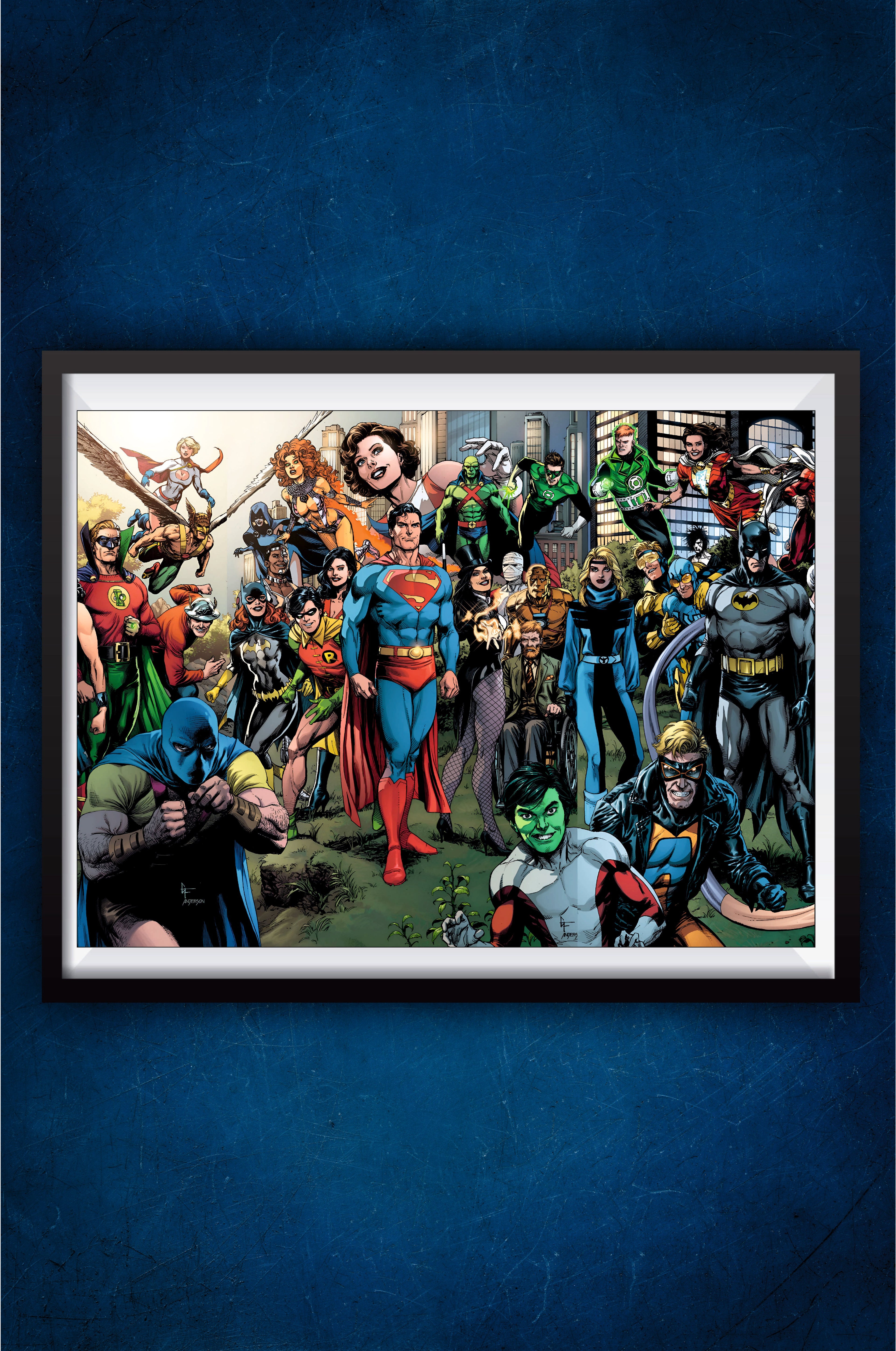 DC all Character Comic Style Poster #2 || DC Poster